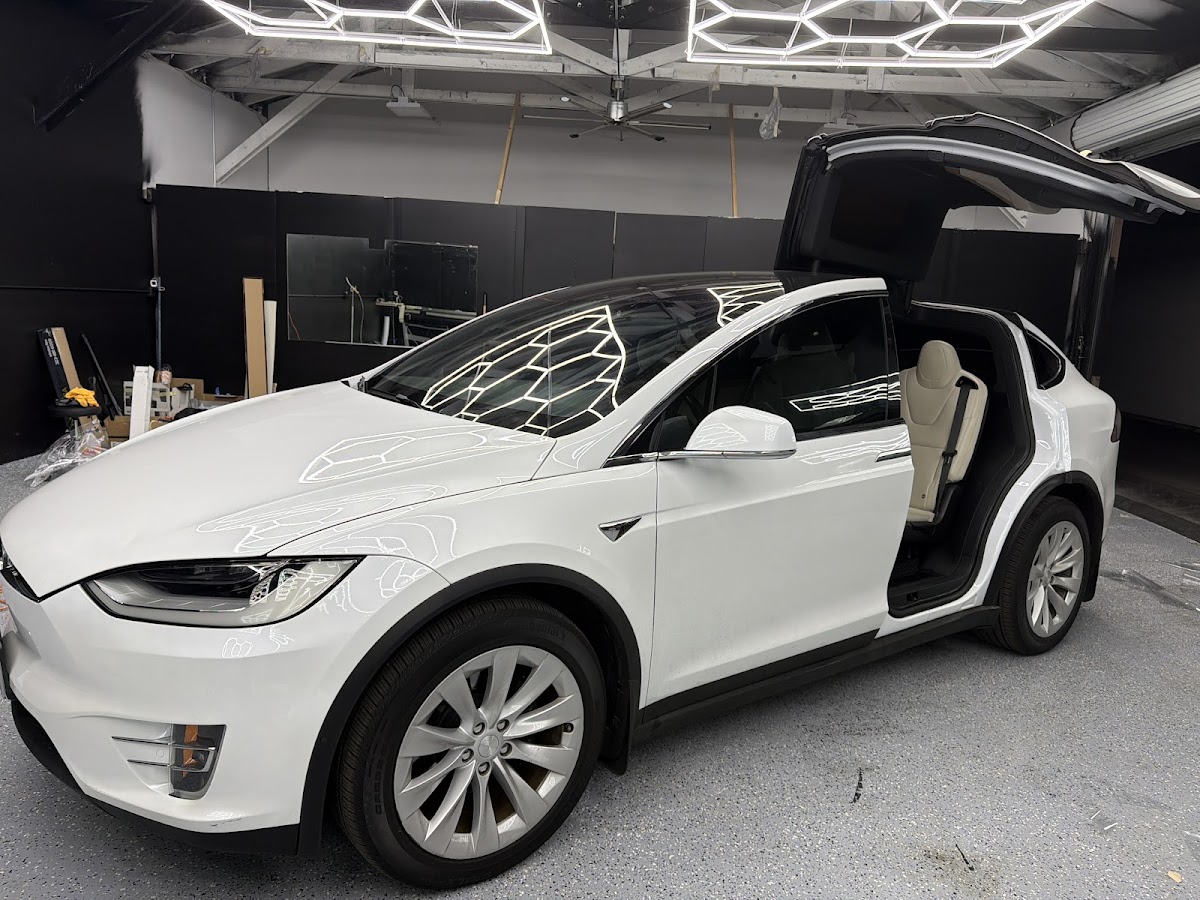 Completed Tesla window tinting